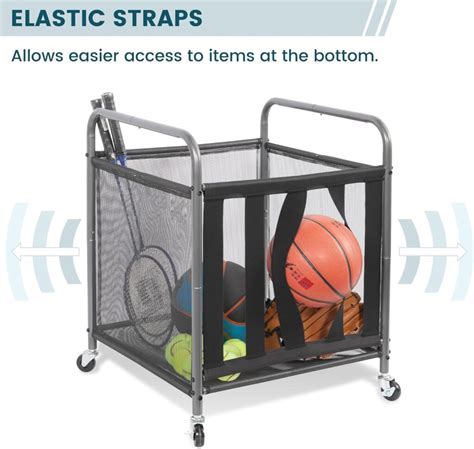 Storage Maniac Ball Storage Bin Rolling Sports Ball Cart Review