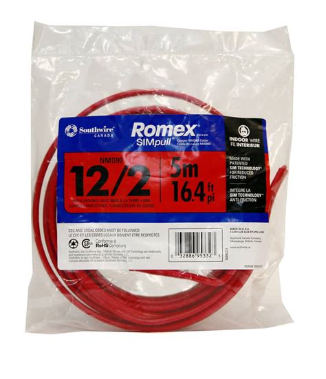 Southwire 47230805 Romex SIMpull NMD90 Copper Wire Electrical Cable 12