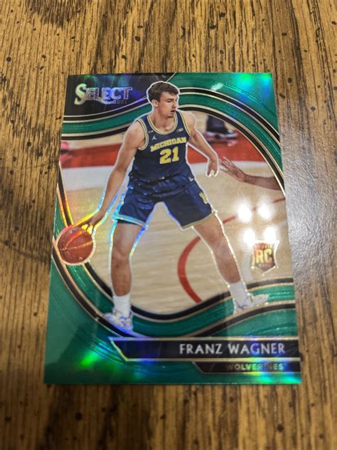 2021 Panini Chronicles Select Draft Picks Green RC Franz Wagner