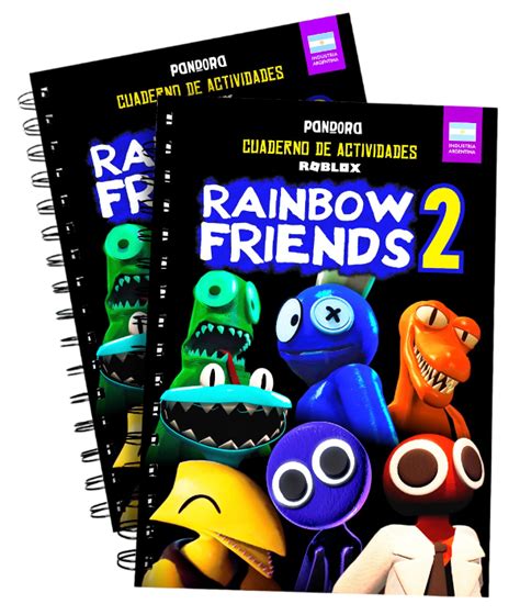 Cuaderno Rainbow Friends Vol Ii De Juegos Y Actividades Soy Pandora Color