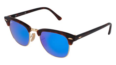 Ray Ban RB 3016 CLUBMASTER In Havanna Gold Grau Blau Fielmann