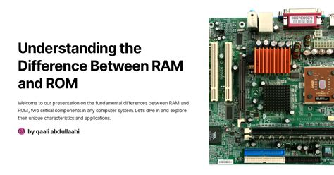 Understanding The Difference Between Ram And Rom