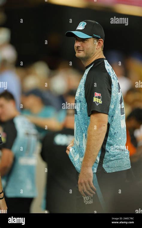 Gold Coast Australia 22nd Jan 2024 Paul Walter Brisbane During The Big Bash League Match