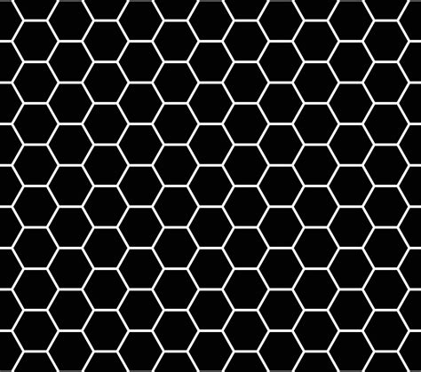 Black Seamless Honeycomb Pattern 17024112 Vector Art at Vecteezy