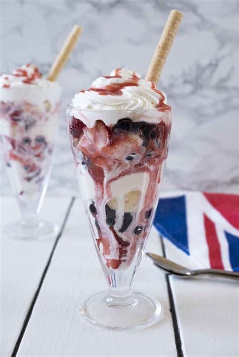 British Knickerbocker Glory Sundae - Culinary Ginger