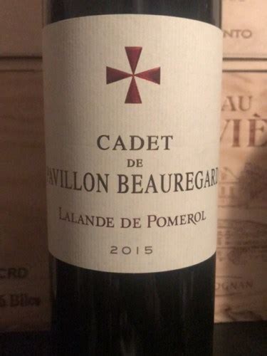 Ch Teau Pavillon Beauregard Le Cadet Lalande De Pomerol Vivino Us