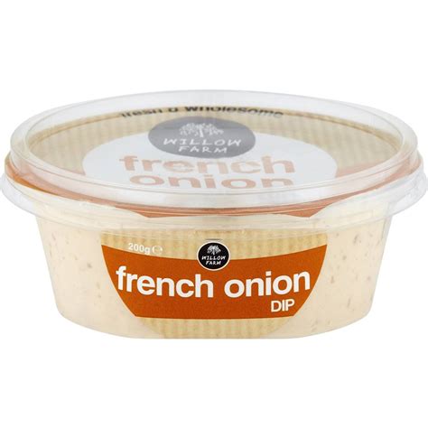 Willow Farm Dip French Onion 200g Woolworths