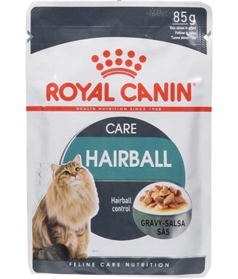 Royal Canin Pouch Cat Food Hairball Control Gravy Salsa Sas 85gm ...