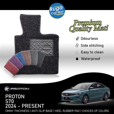 PROTON S70 2024 2025 CAR COIL MAT KARPET KERETA 15MM PREMIUM COIL