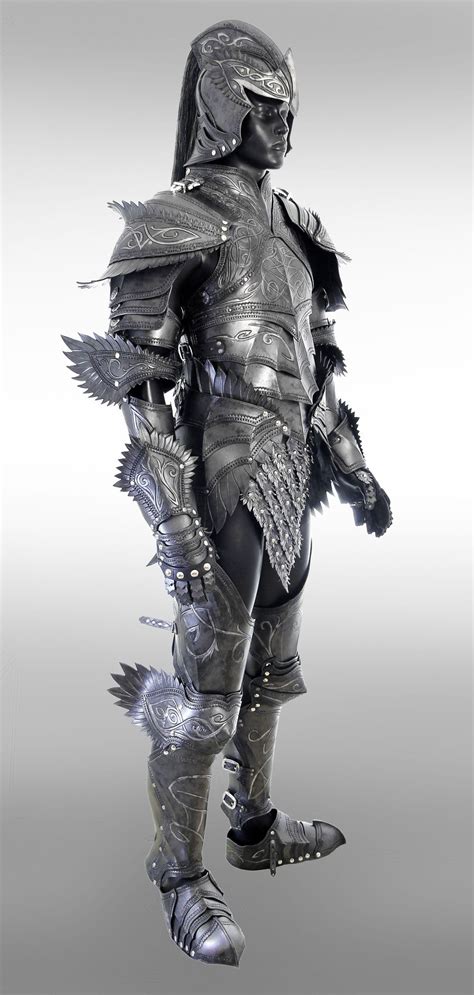 Elven Knight Leather Fantasy Armor By Azmal On Deviantart Fantasy Armor Medieval Armor Armor