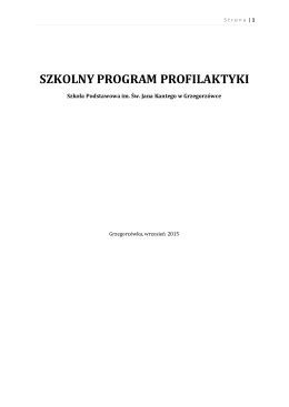 Roczny Plan Pracy Dydaktyczno Wychowawczej Wietlicy