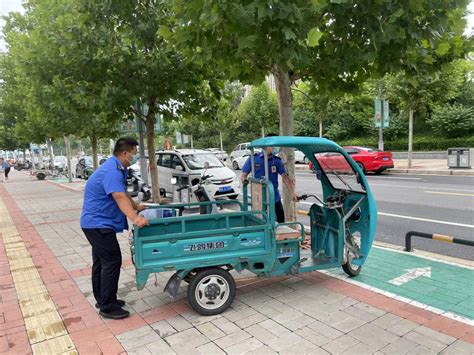 郑州高新区沟赵办事处开展非机动车违停专项整治行动 中原网 国家一类新闻网站 中原地区最大的新闻门户网站