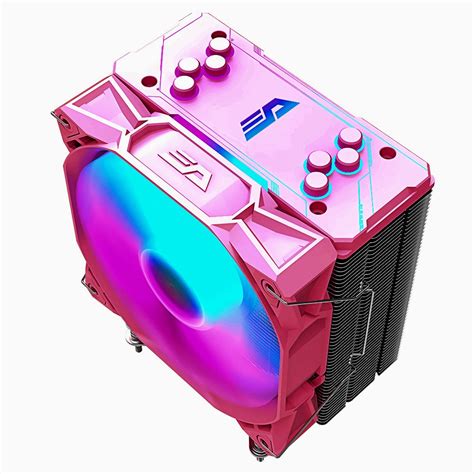 Cooler Para Processador DarkFlash Ellsworth S11 Pro 122MM RGB Rosa