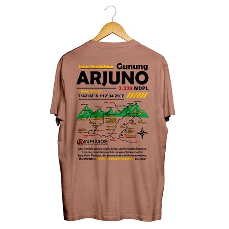 Jual Infinide T Shirt Original JALUR PENDAKIAN GUNUNG ANDONG Kaos