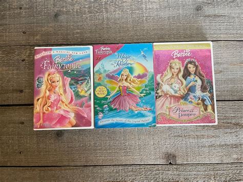 Vintage Barbie Dvds You Choose Fairytopia Mermaidia Rapunzel