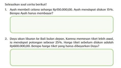 Kunci Jawaban Tema 2 Kelas 6 Sd Halaman 128 129 Menyelesaikan Soal Cerita