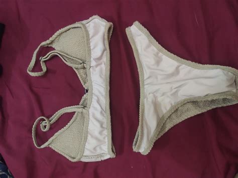 Sew Local Beige Bikini Women S Fashion Swimwear Bikinis Swimsuits On Carousell