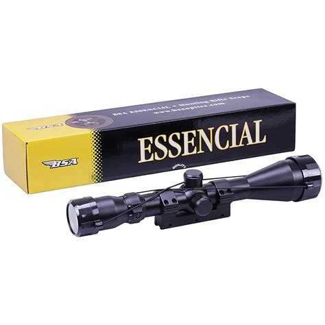 Bsa 3 9x50 Essential Telescopic Air Gun Rifle Scope Sight 11mm 38