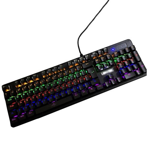 Teclado Mecânico Gamer Lordtec LT K30 QWERTY português Brasil Preto