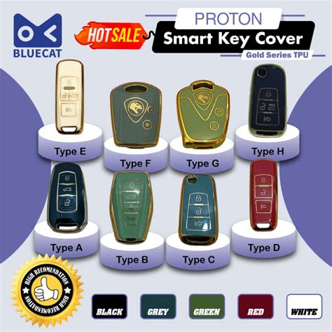 PROTON Key Cover Chrome Reflection TPU Car Key Cover X50 X70 Persona