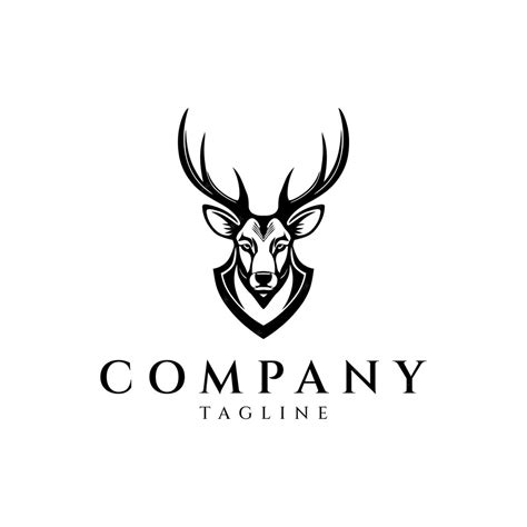 Premium Vector Deer Head Hipster Retro Logo Design Vector Illustration