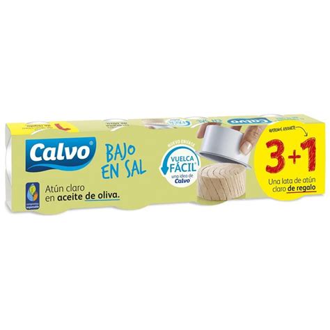 Comprar Atun Aceite Oliva Bajo Sal Calvo Pac X Grs