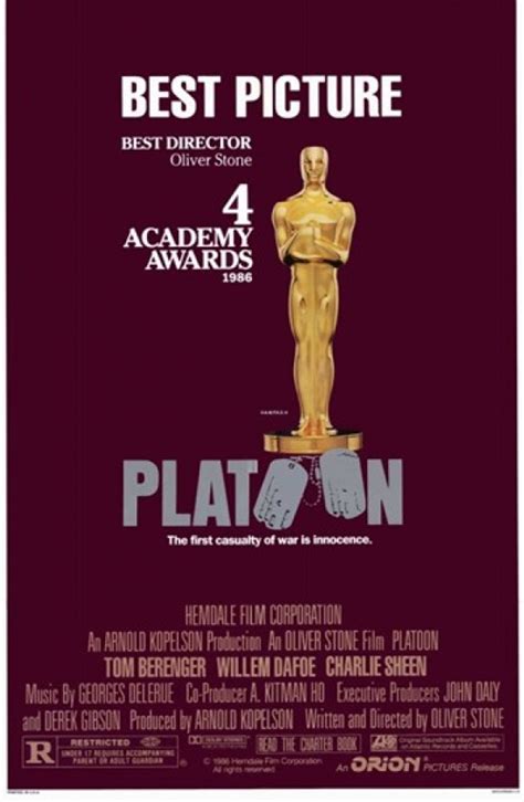 Platoon Movie Poster (11 x 17) - Item # MOV206184 - Posterazzi