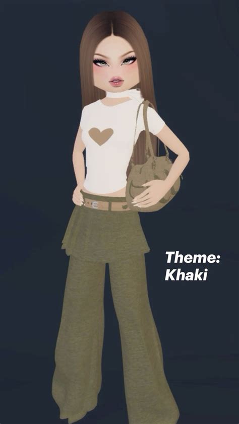 Khaki Dti Outfit Inspo In