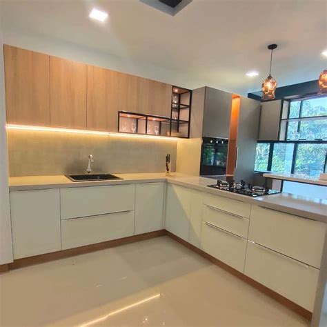 Modern L Shaped Plywood Modular Kitchen At Rs 1500 Square Feet In Pune