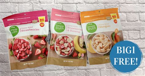 Simple Truth Freeze Dried Fruit Are B1G1 FREE At Kroger Kroger Krazy