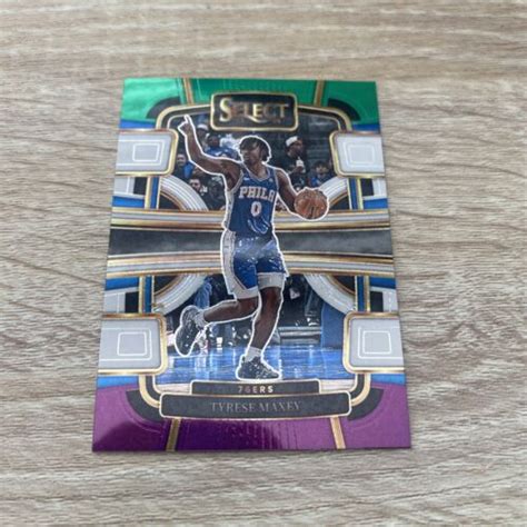 Tyrese Maxey 2023 24 Panini Select Concourse Tri Color Prizm EBay