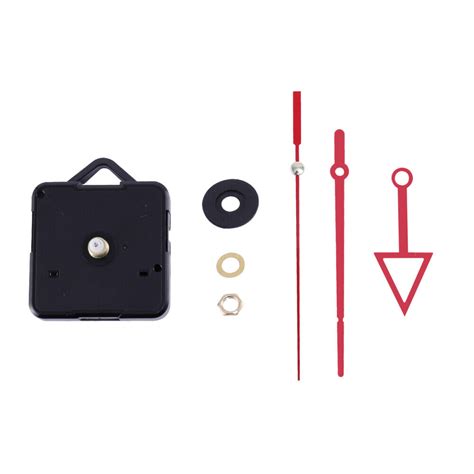 Quarz DIY Wanduhr Uhrwerk Kit Ersatz Rot EBay