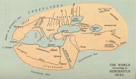 The World In 430 Bc According To Herodotus Desktop Explorer