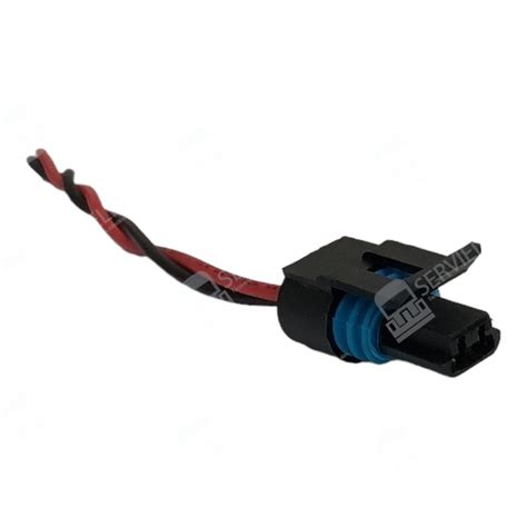 Conector Vias Negro Srs Economico Sensor Temperatura Servielex