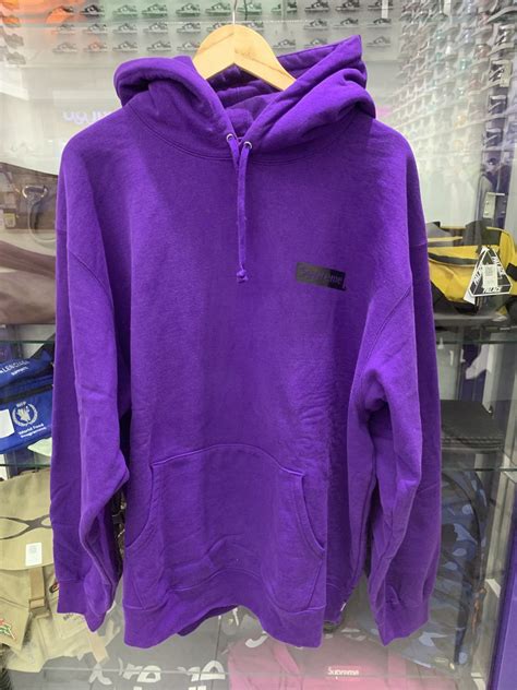 Supreme Instant High Partches Hoodie Purple Aftermarket