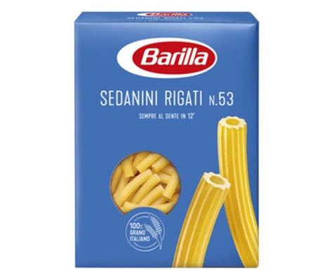 Sedanini Rigati Barilla 500gr DeliveryFast