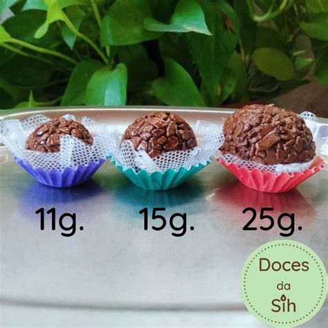 Tamanho De Brigadeiros Receitas Divertidas Receitas Deliciosas Receitas