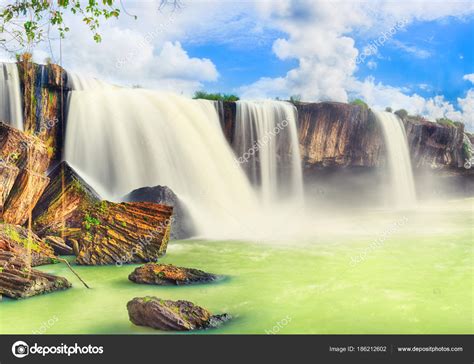 Pongour Waterfall Stock Photo By ©goodolga 186212602