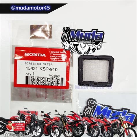 Jual SCREEN OIL FILTER 15421 KSP 910 SARINGAN OLI CB CBR SONIC SUPRA