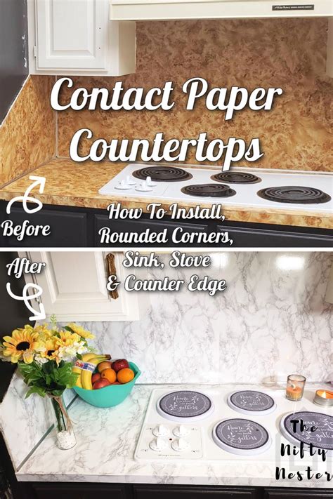 Diy Marble Countertops Contact Paper Never Say Goodbye