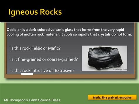 Earth Science Types Of Rocks