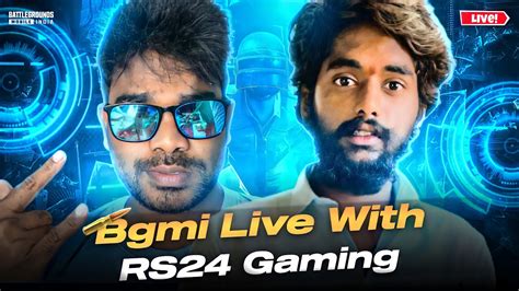 BGMI WITH RS24Gaming BGMI LIVE TELUGU ROAD TO 8K MAMA BRO S