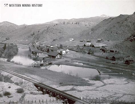 Early View Of Granite Colorado Western Mining History