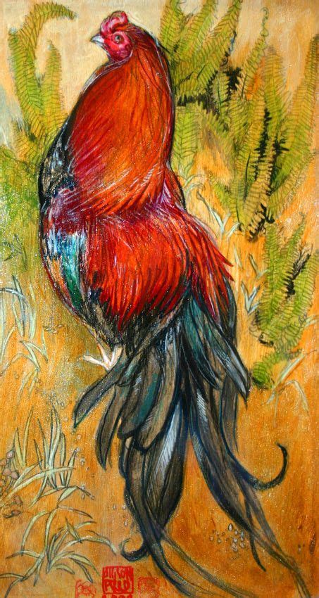 Rooster paintings — ROOSTER SONG | Rooster painting, Rooster art, Rooster