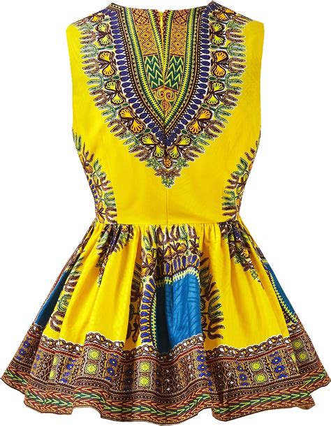 Amazon SHENBOLEN Women African Print Shirt Dashiki Traditional Top