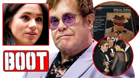 No Way Meg Sob As Elton John Deny Her Begging For Ambassador Role In