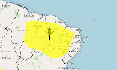 Alerta Amarelo De Baixa Umidade Em Algumas Reas Da Regi O Nordeste Do