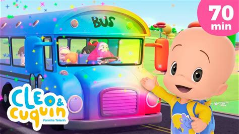 Las Ruedas Del Bus De Colores Y M S Canciones Infantiles Y M Sica