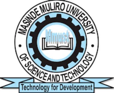 Masinde Muliro University of Science and Technology MMUST Online ...