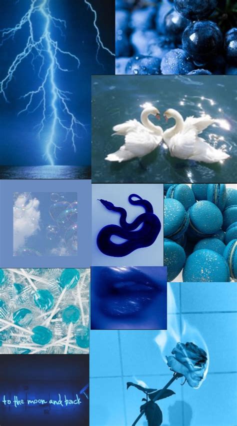 Aesthetic blue collage wallpaper | Aesthetic collage, Wallpaper, Collage